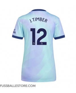 Günstige Arsenal Jurrien Timber #12 3rd trikot Damen 2024-25 Kurzarm